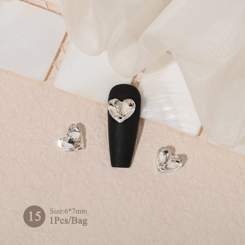Metal Rhinestones Pearl Nail Decoration #11 - Image 15