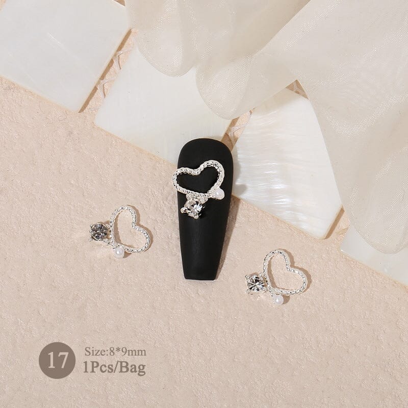 Metal Rhinestones Pearl Nail Decoration #11 - Image 17