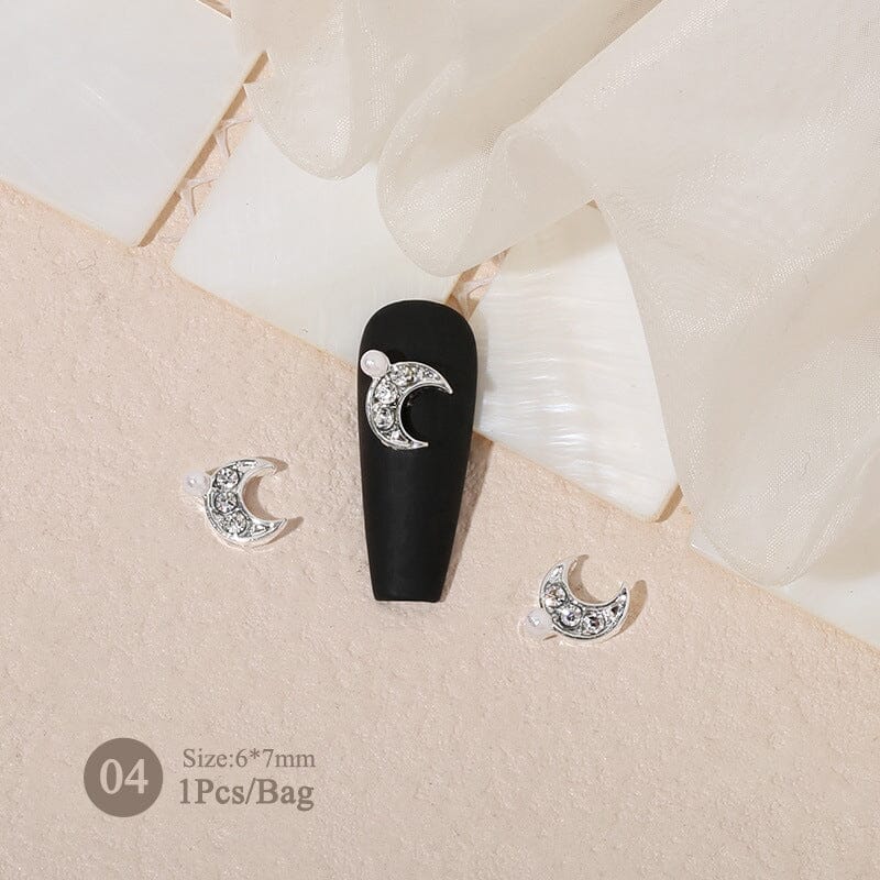 Metal Rhinestones Pearl Nail Decoration #11 - Image 26