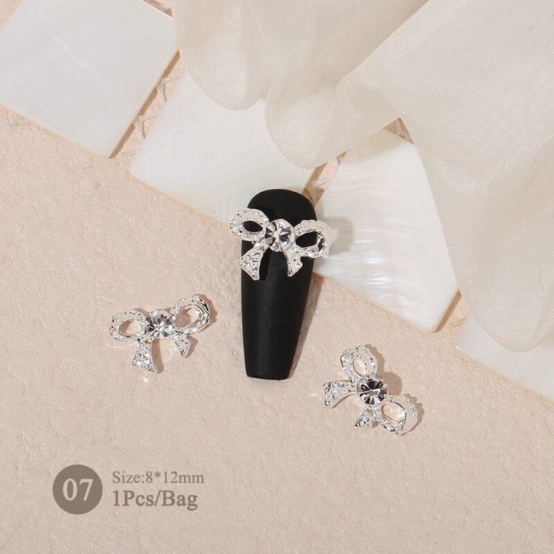 Metal Rhinestones Pearl Nail Decoration #11 - Image 29