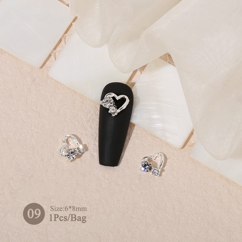 Metal Rhinestones Pearl Nail Decoration #11 - Image 31
