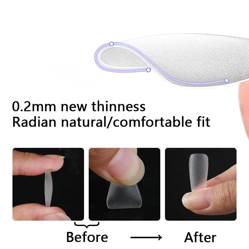100pcs/box Matte Clear False Nail Tips - Image 5