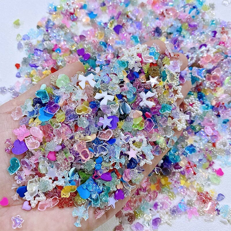 100pcs Random Mixed 3D Nail Decoration #06 - Image 9