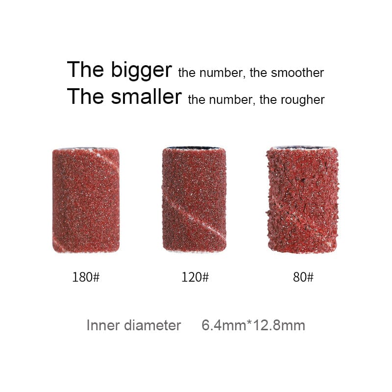 100pcs Sanding Bands for Nail Drill Bits - Image 10