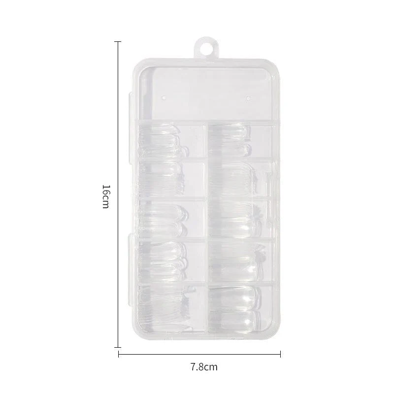 100pcs Transparent False Nail Tips - Image 6