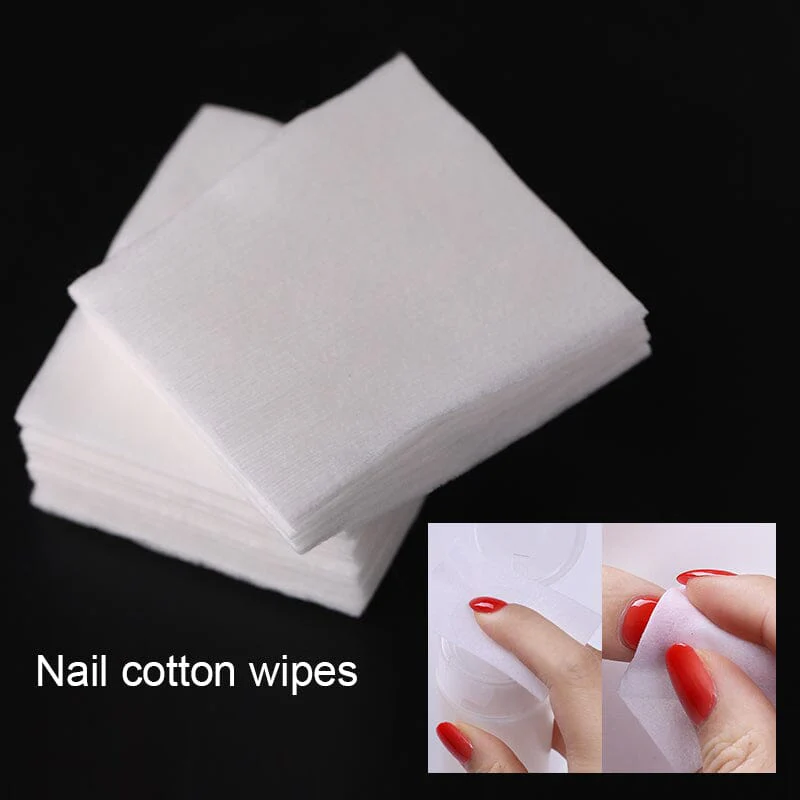 100pcs White Lint Free Nail Wipes - Image 5