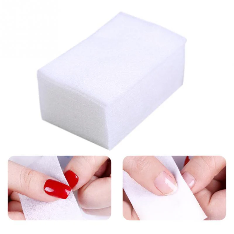 100pcs White Lint Free Nail Wipes - Image 7