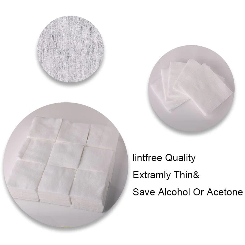 100pcs White Lint Free Nail Wipes - Image 8