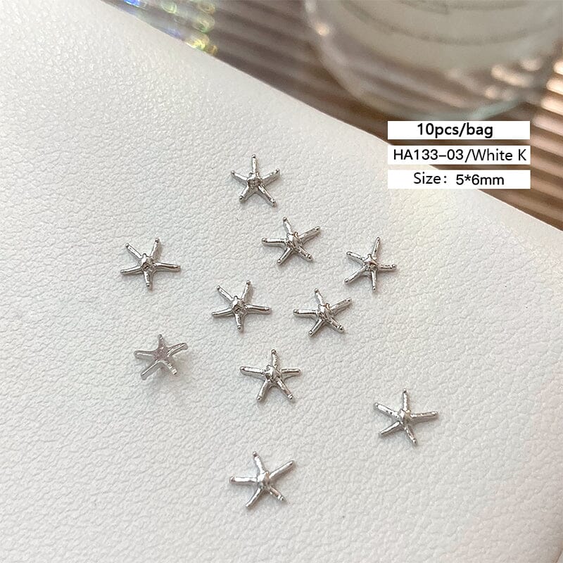 10pcs Ocean Shell 3D Nail Decorations - Image 10