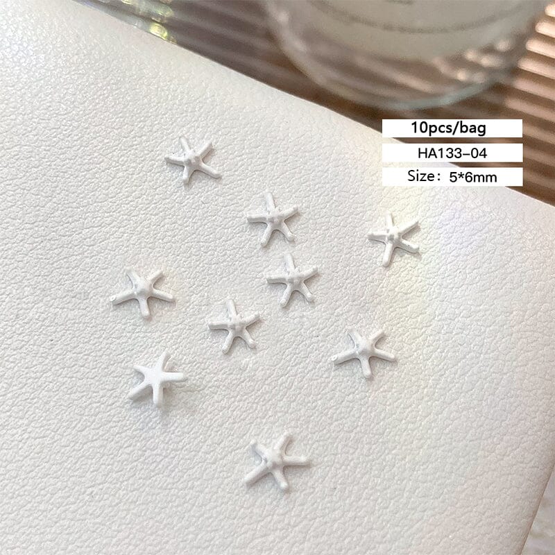 10pcs Ocean Shell 3D Nail Decorations - Image 11