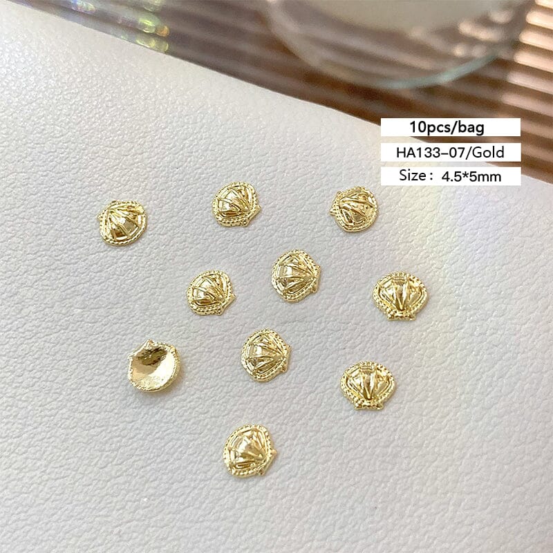 10pcs Ocean Shell 3D Nail Decorations - Image 14