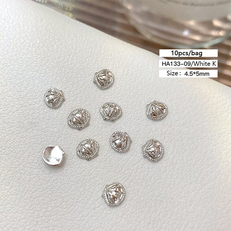10pcs Ocean Shell 3D Nail Decorations - Image 16