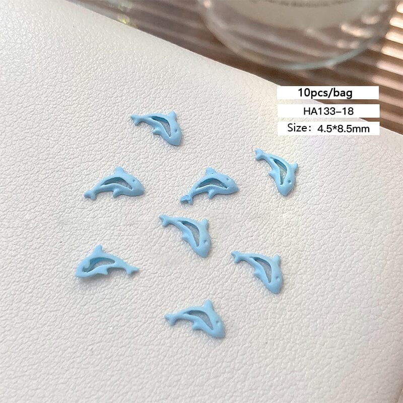 10pcs Ocean Shell 3D Nail Decorations - Image 25