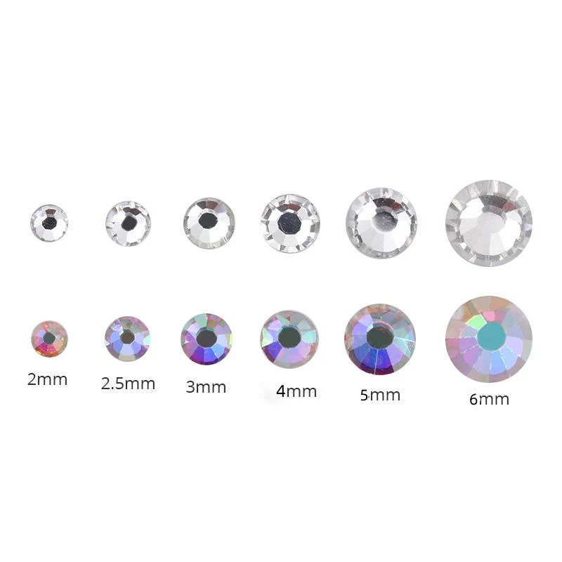 12 Grids Colorful Nail Rhinestones - Image 5