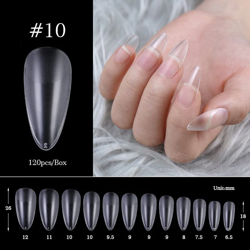 120pcs Almond Matte False Nail Tips - Image 2