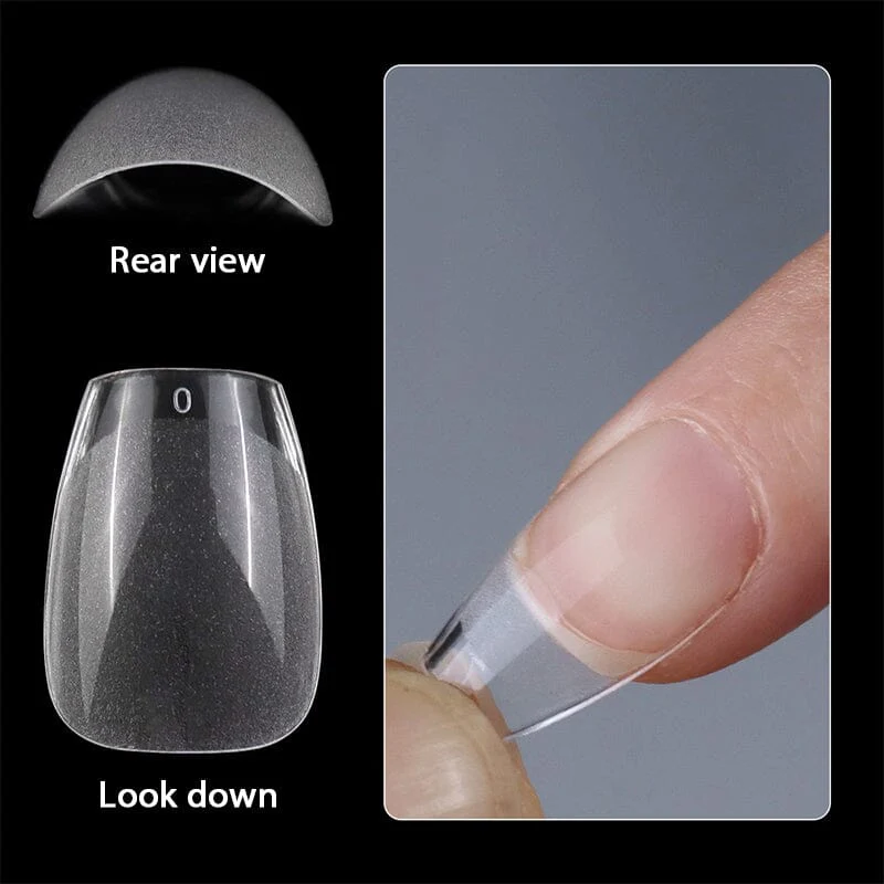 120pcs Almond Transparent False Nail Tips - Image 10