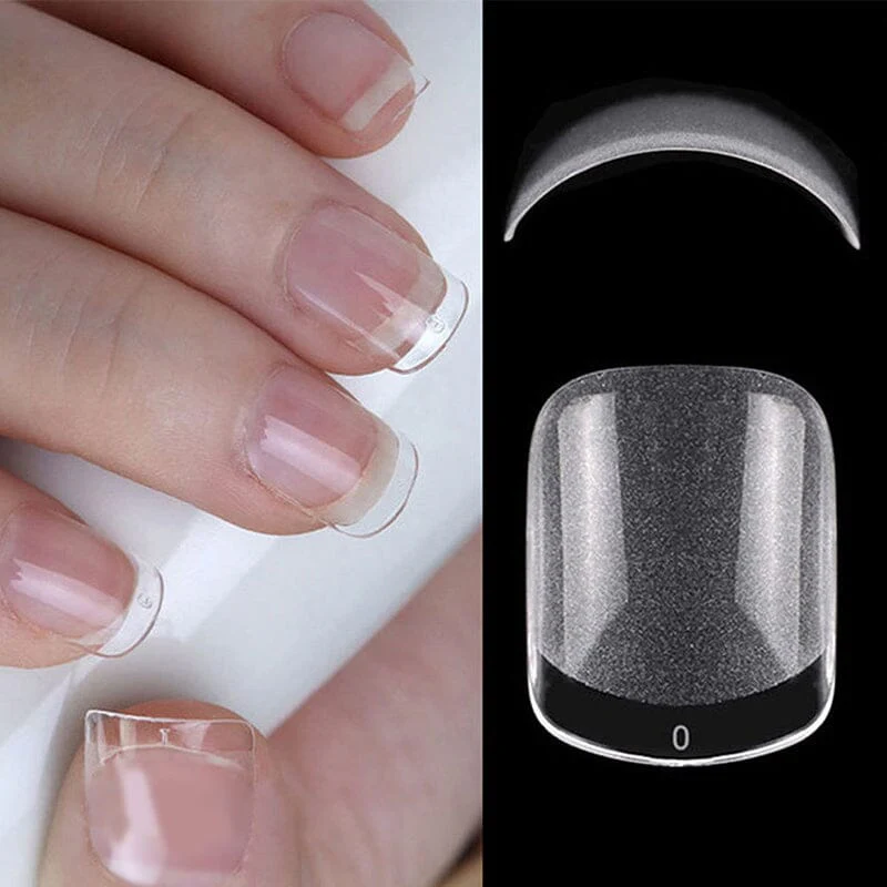 120pcs Almond Transparent False Nail Tips - Image 11