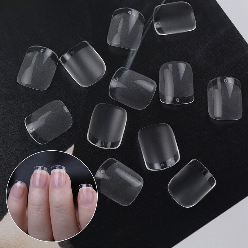 120pcs Almond Transparent False Nail Tips - Image 12