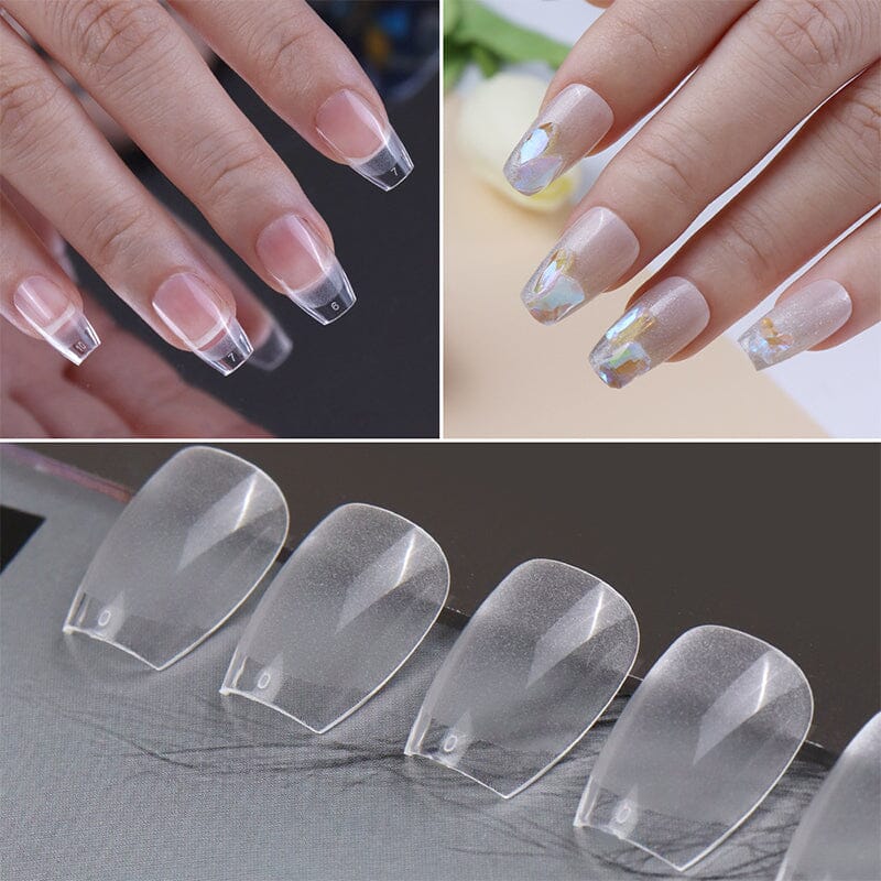 120pcs Almond Transparent False Nail Tips - Image 6