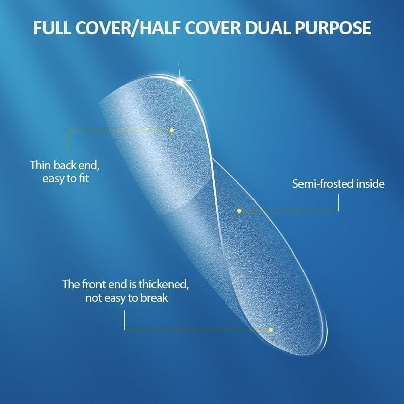 120pcs Oval Half Matte Clear False Nail Tips 06 - Image 14