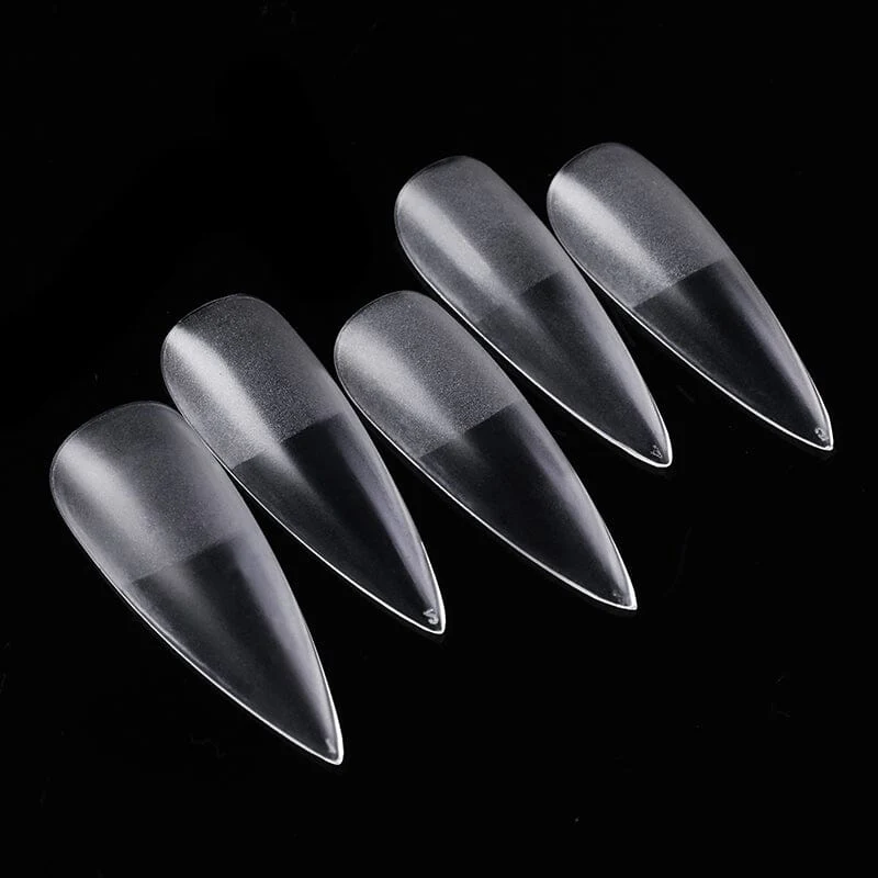 120pcs Water Drop Matte False Nail Tips - Image 3