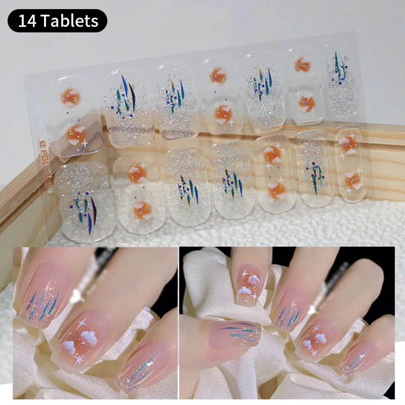 14 Tips Full Cover Nail Stickers PDD-102 - Image 3