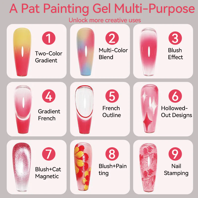 16 Colors 4 In 1 Pat Painting Gel Fairy Brier - Image 13