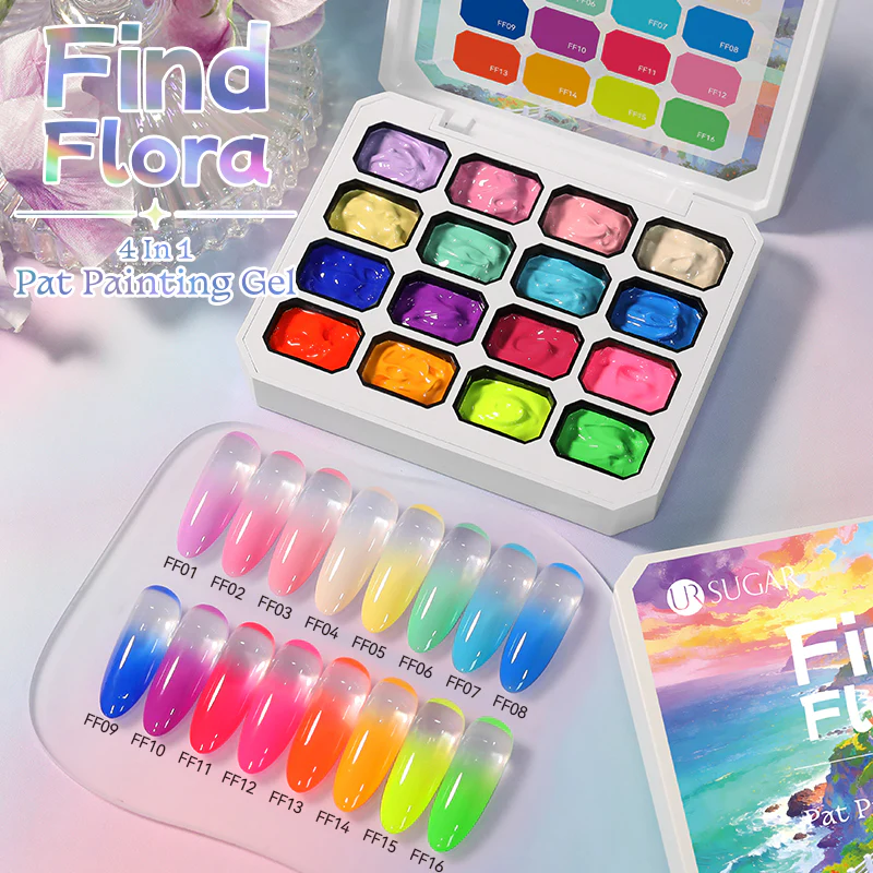16 Colors 4 In 1 Pat Painting Gel Fairy Brier - Image 17