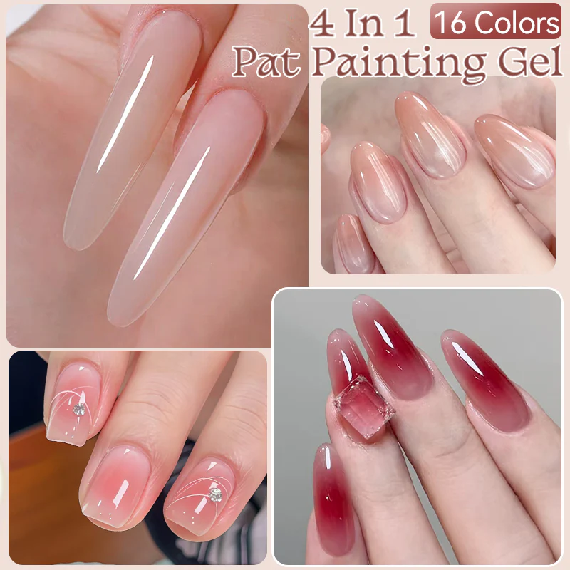 16 Colors 4 In 1 Pat Painting Gel Fairy Brier - Image 3