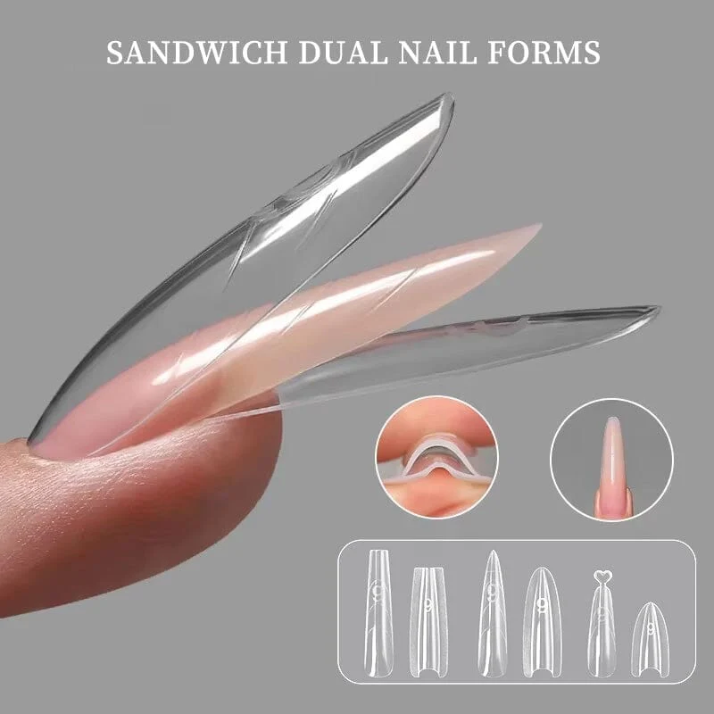 180pcs Oval Extension Gel Dual Forms - Image 15