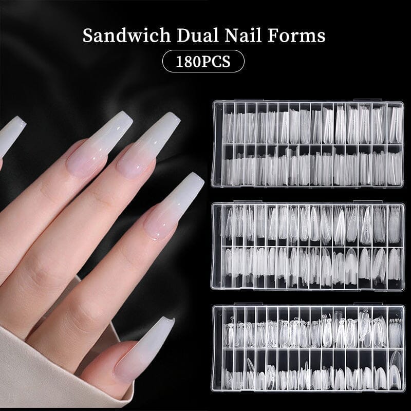 180pcs Oval Extension Gel Dual Forms - Image 18