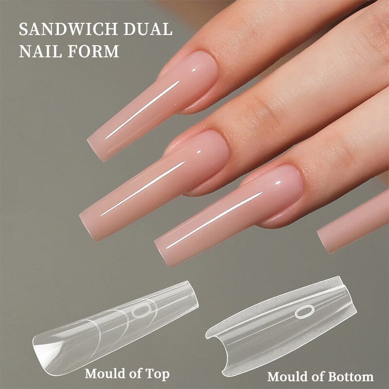 180pcs Oval Extension Gel Dual Forms - Image 5
