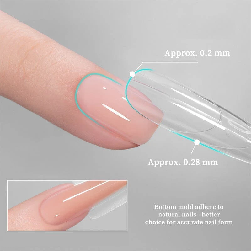 180pcs Oval Extension Gel Dual Forms - Image 6