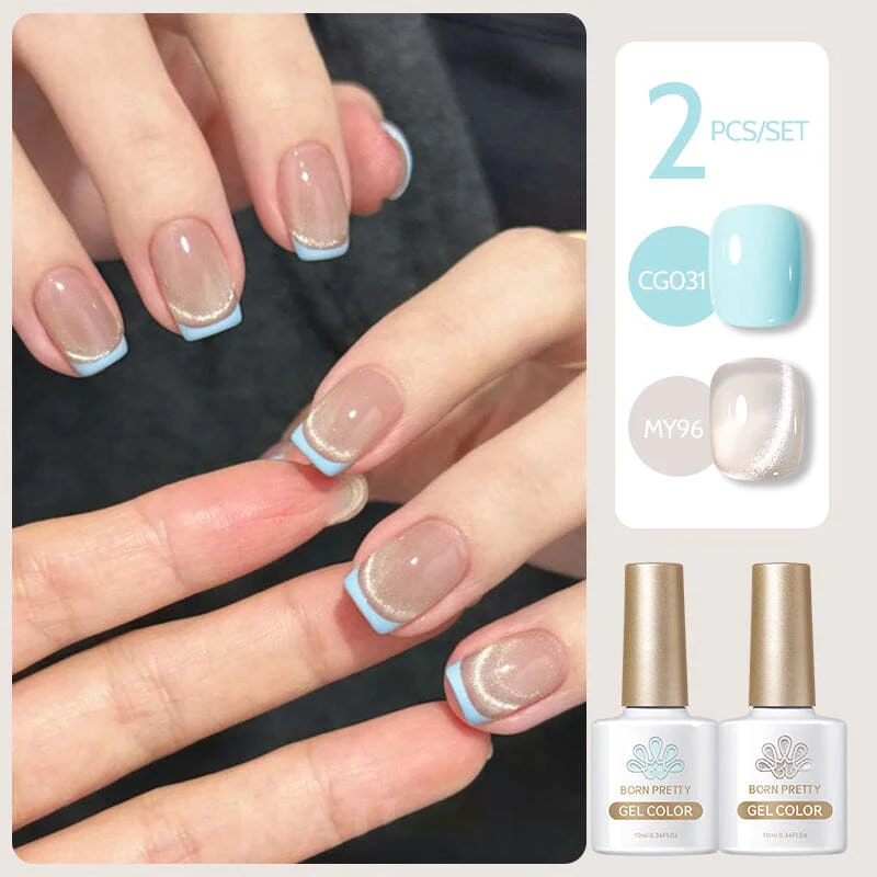 2 Bottles Gel Set French Cat Magnetic Gel 10ml - Image 12