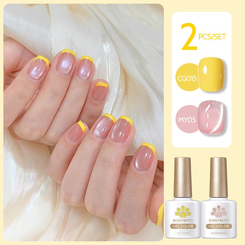 2 Bottles Gel Set French Cat Magnetic Gel 10ml - Image 6
