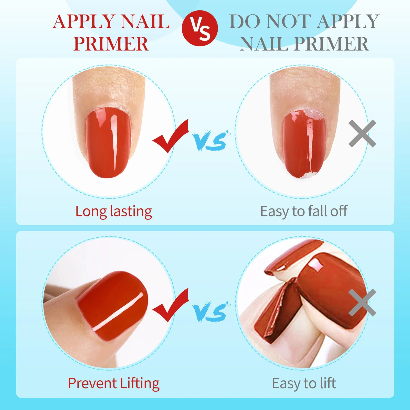 2 Bottles Set Nail Prep Dehydrator & Primer 15ml - Image 6