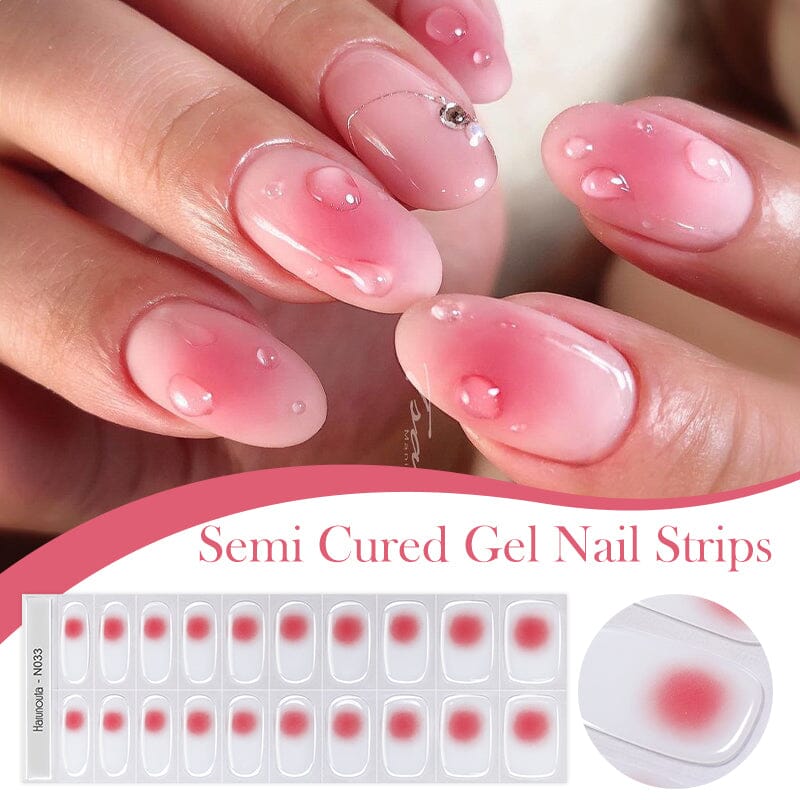 20 Tips Semi-Cured Gel Nail Strips N021-N040 - Image 2