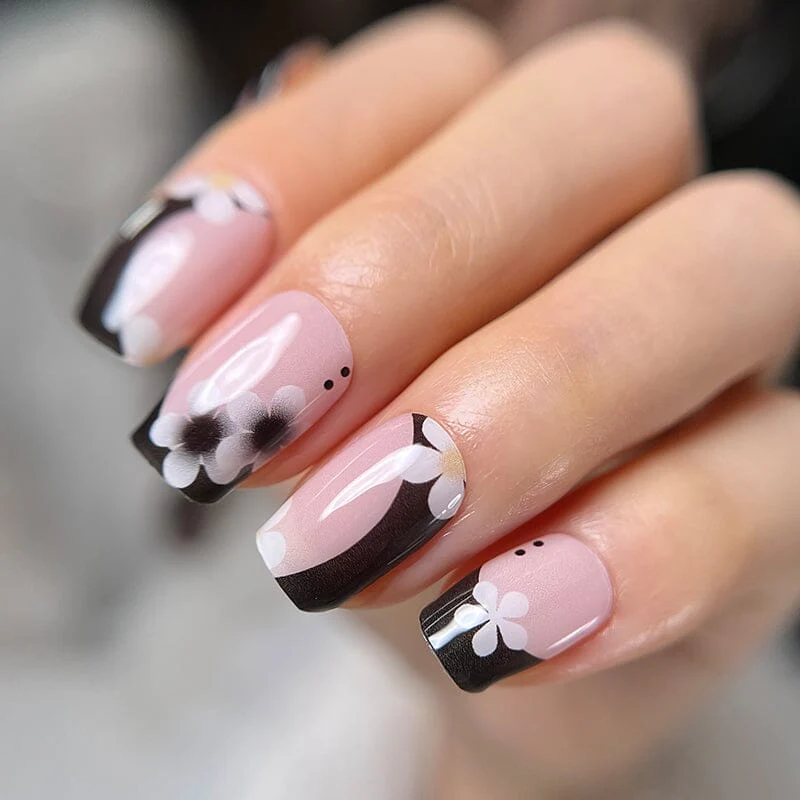 20 Tips Semi-Cured Gel Nail Strips N021-N040 - Image 5