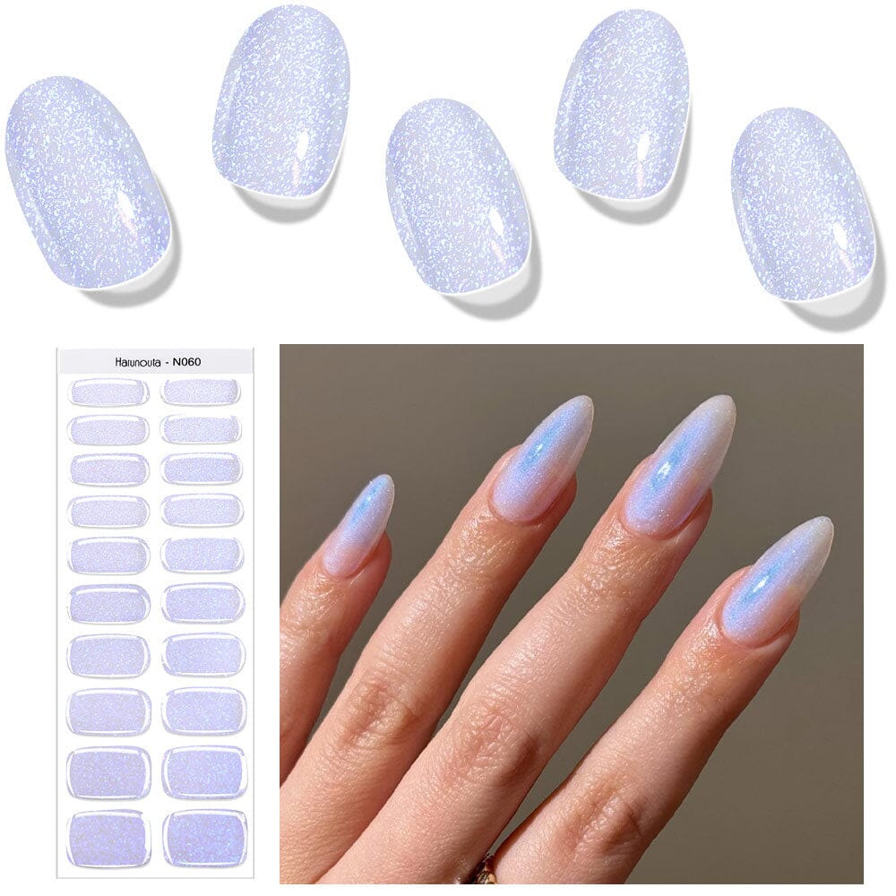 20 Tips Semi-Cured Gel Nail Strips N041-N060 - Image 21