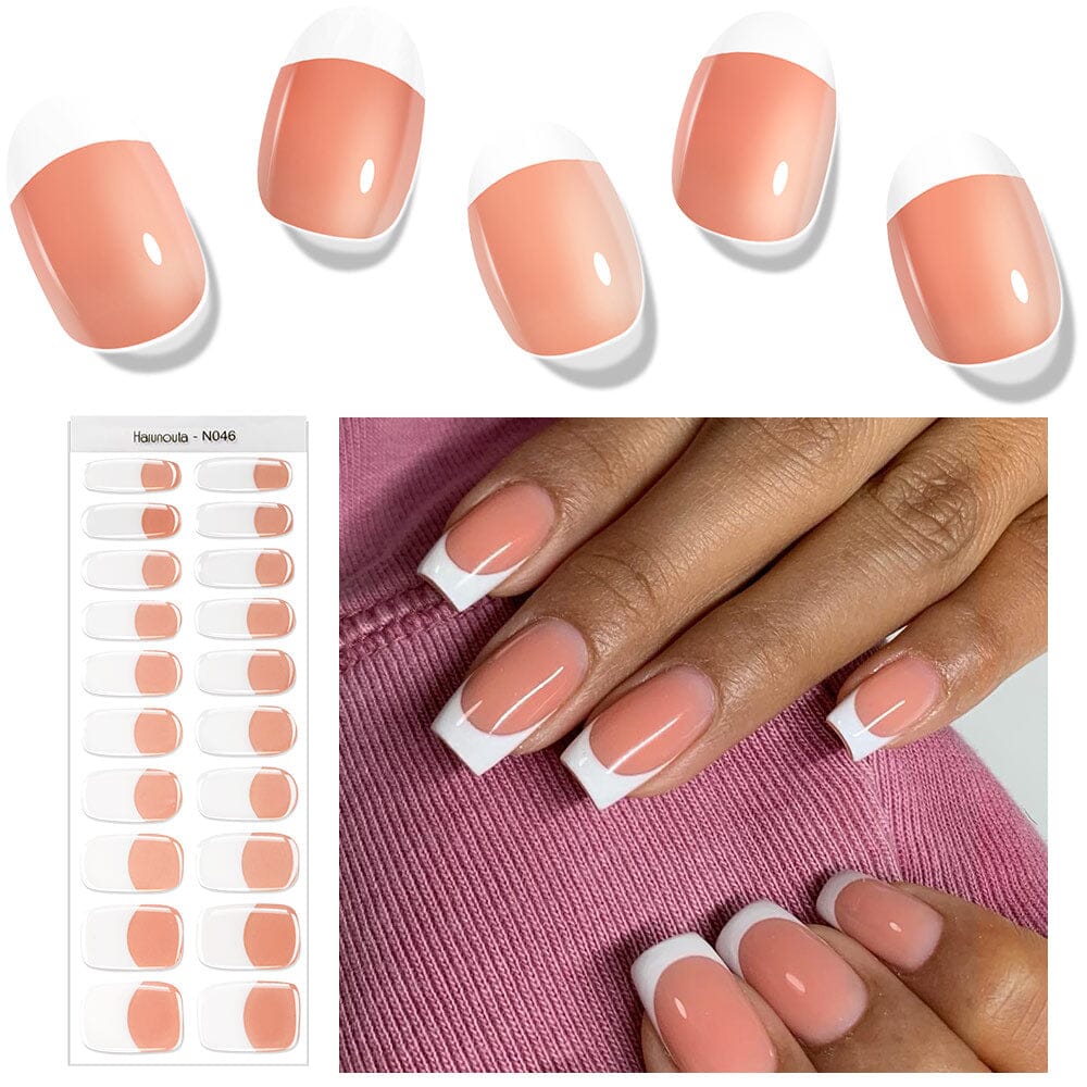 20 Tips Semi-Cured Gel Nail Strips N041-N060 - Image 25