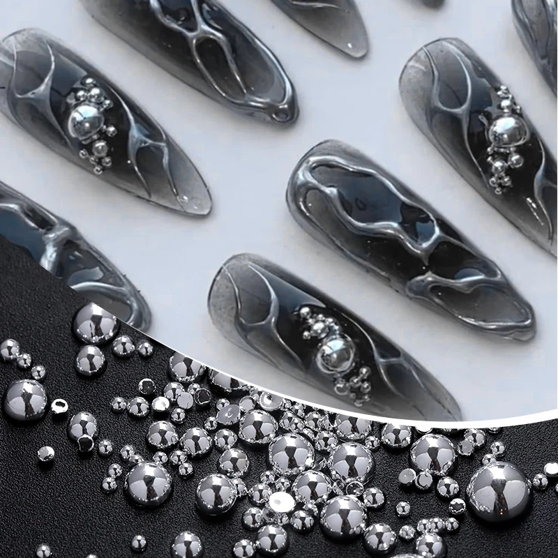 200pcs Half Round Flat Bottom Pearls - Image 4