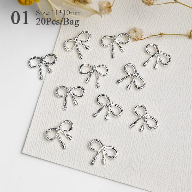 20pcs Metal Bowknot 3D Nail Decoration - Image 10