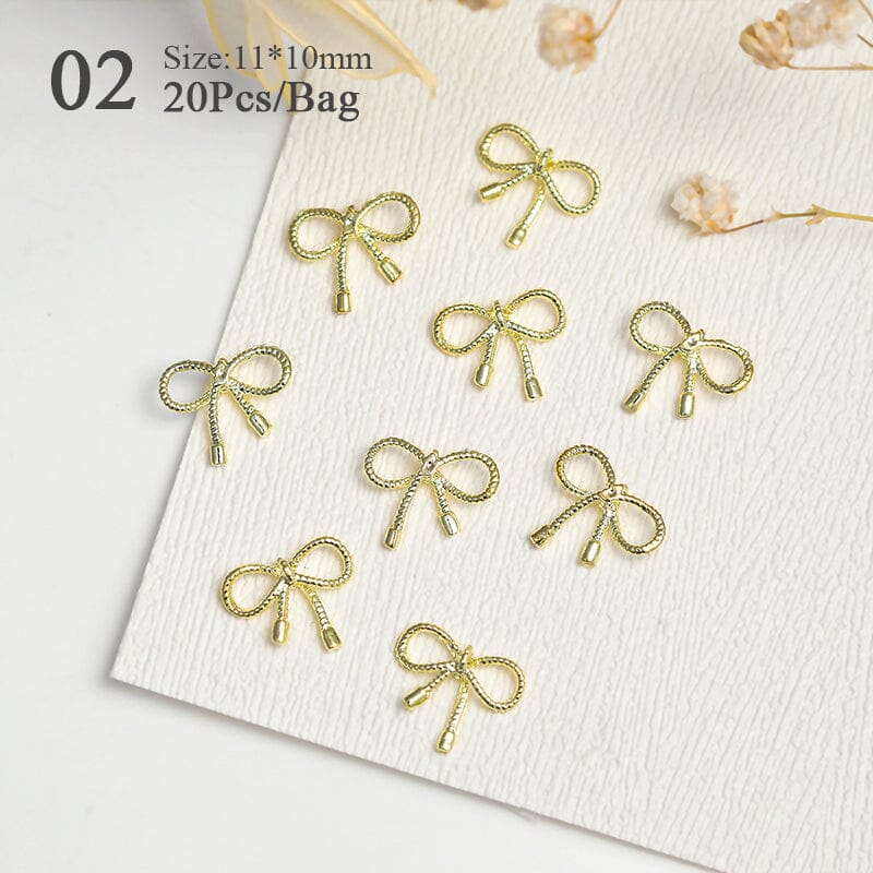 20pcs Metal Bowknot 3D Nail Decoration - Image 11