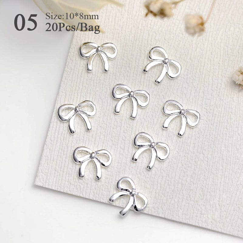 20pcs Metal Bowknot 3D Nail Decoration - Image 14