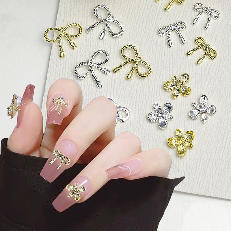 20pcs Metal Bowknot 3D Nail Decoration - Image 2