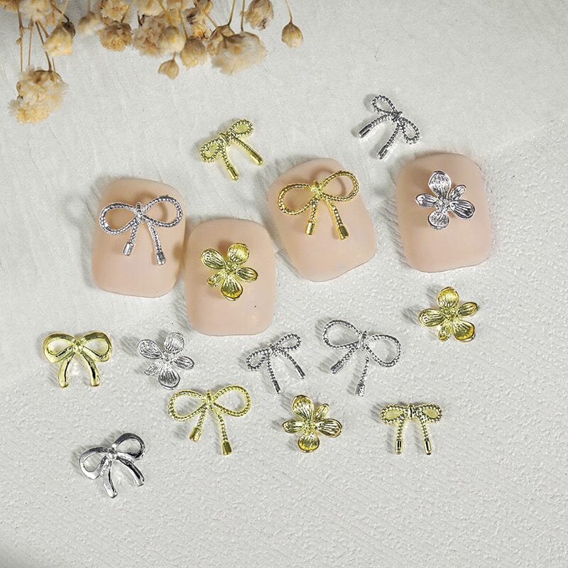 20pcs Metal Bowknot 3D Nail Decoration - Image 3