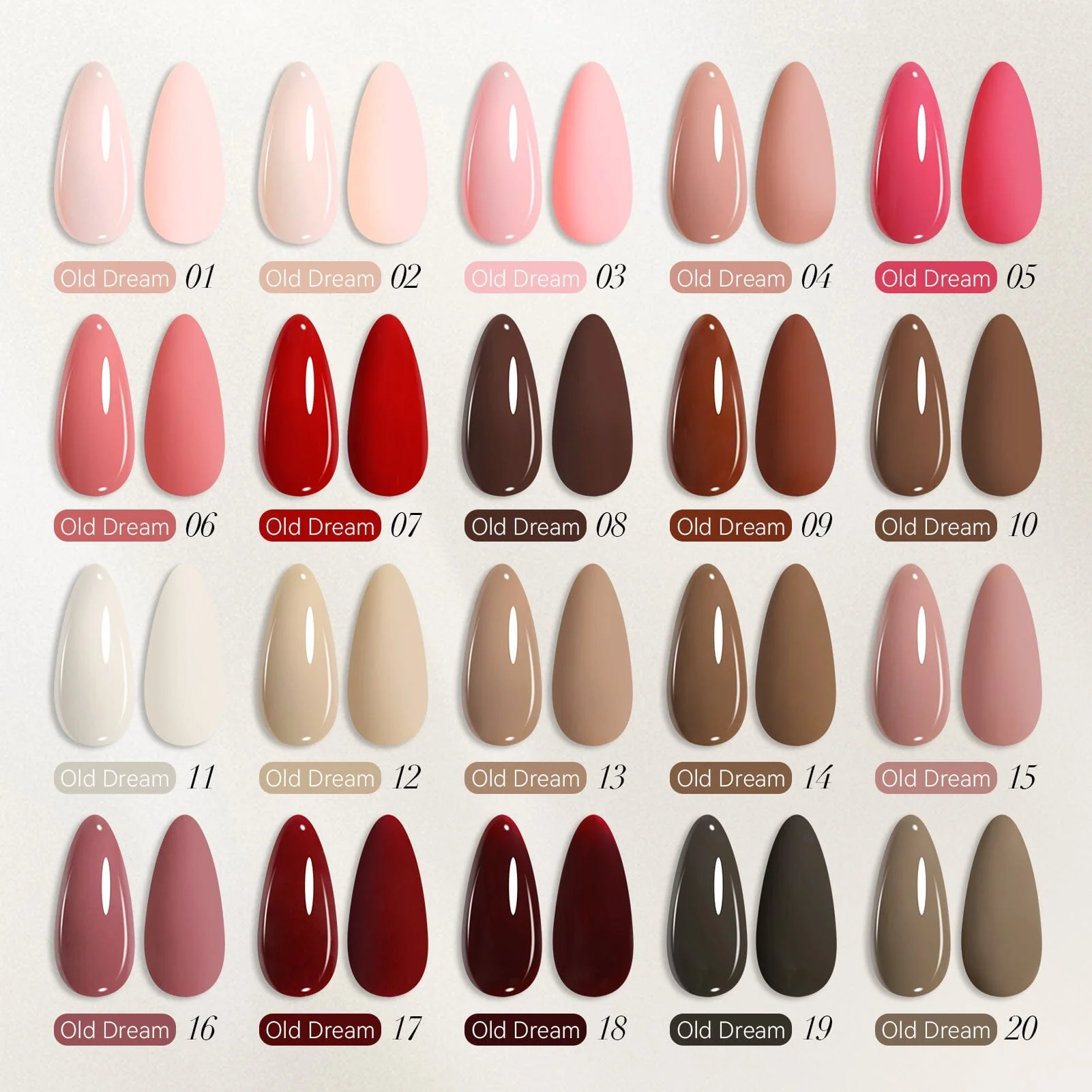23 Bottles Color Gel Polish Set S14 Old Dream 5ml - Image 5