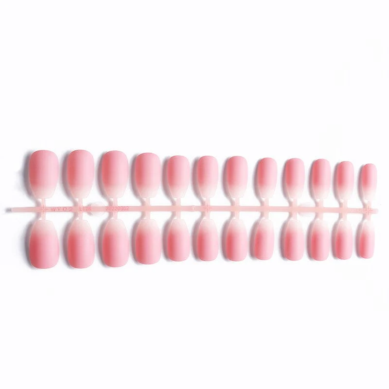 24pcs Press on Nails Gradient Nails Fake Nail Tips - Image 8