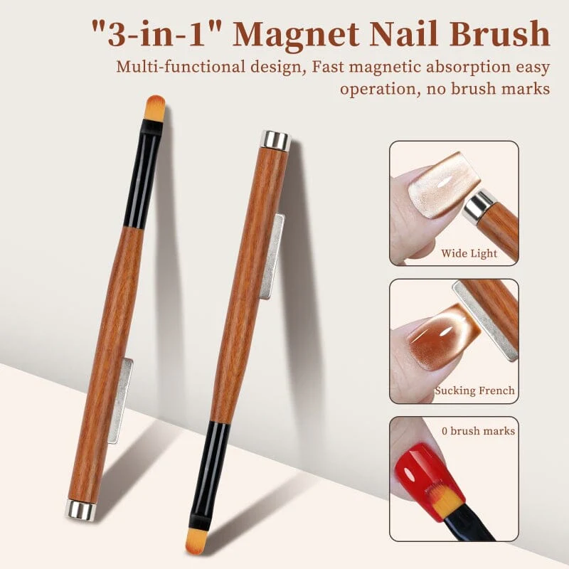 3 in 1 Magnetic Stick Nail Brush - Image 5