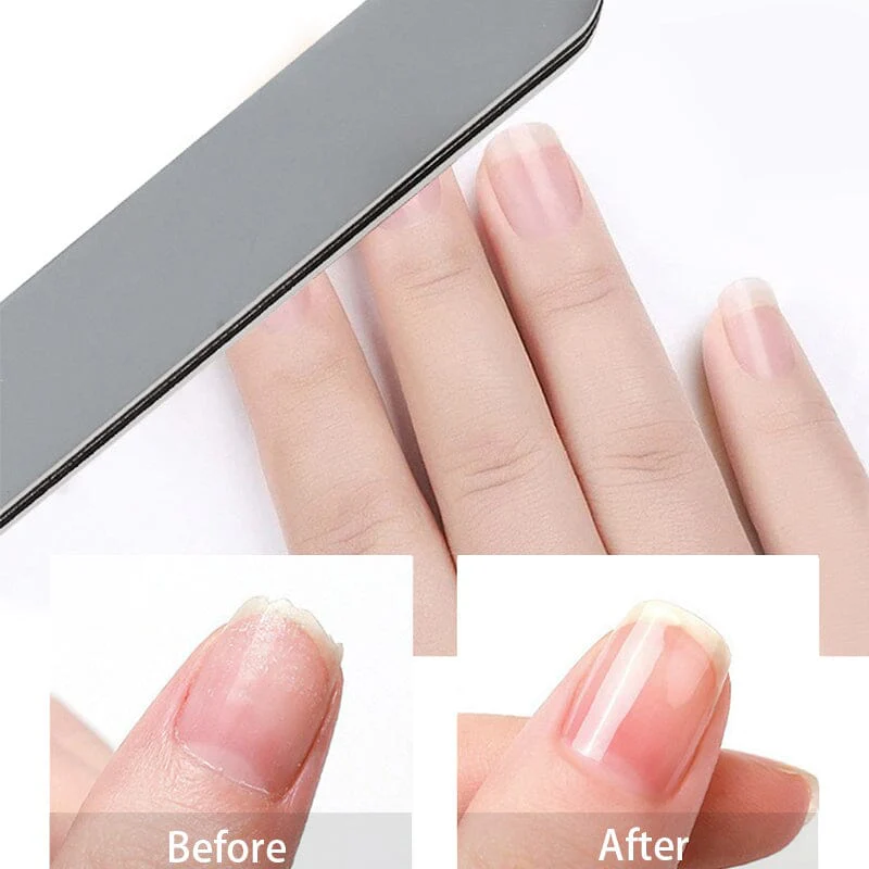 3-sided Nail File Buffer Black White Grey - Image 2